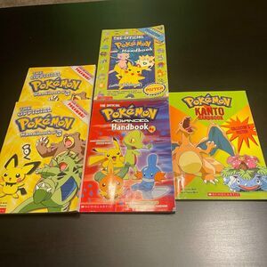 Pokémon Handbook Lot of 5 – Pocket Pokédex “Gotta Catch ’Em All” – Nintendo
